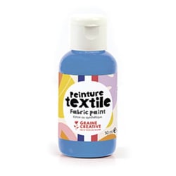 PEINTURE TEXTILE CYAN 50ML