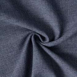 Tissu Toile Polycoton aspect Lin Alix uni Bleu ardoise