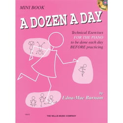 Edna-mae burnam : a dozen a day mini book - book/audio - recueil + enregistrement(s) en ligne