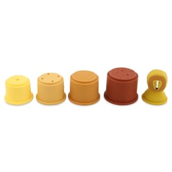 Gobelets empilables 5 pcs – Mrs. Lion - TRIXIE BABY - Beige