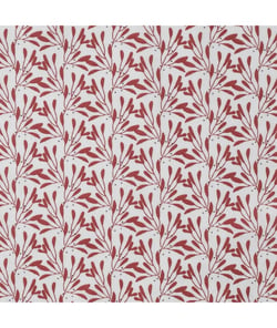 Tissu coton Fleurs Rouges Slichen de 150 cm de largeur Blanc/grenat Multicolore vendu par 50 cm
