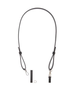 Bandoulière de Sac à Main Longue Rico Design - Un Accessoire de Style et de Praticité Noir/Argent