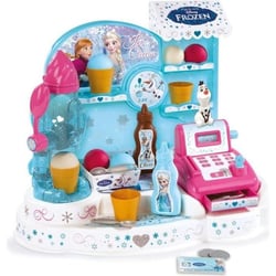 La Reine des Neiges - Marchande de Glaces - Caisse Enregistreuse pour Enfant - 22 Accessoires + 1 Figurine Olaf