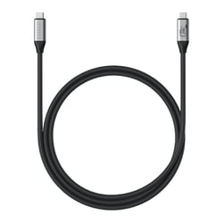 Satechi Câble pour Charge Rapide et Vidéo USB-C vers USB-C 240W 120Gbps Noir