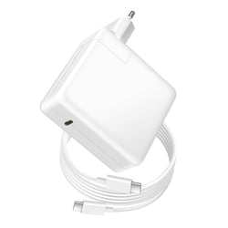 Avizar Chargeur pour Galaxy Book Pro 14" et 16" Book2 à 4 USB-C 96W + Câble 1,8m Blanc
