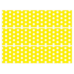 Contours de gâteaux - Pois Blanc/Jaune