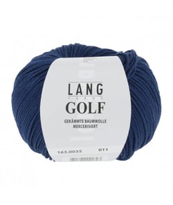 Coton à tricoter GOLF - Lang Yarns - PPSC 35 Bleu