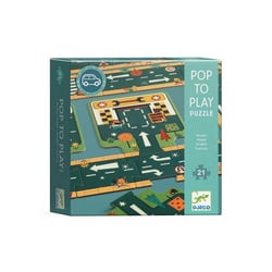 Puzzle route 21 pieces - Djeco