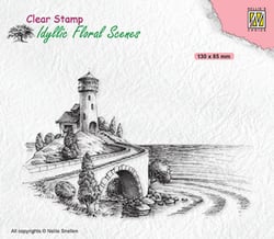 Tampon transparent phare au bord de la mer NELLIE SNELLEN