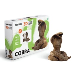 Cartonic® Sculpture-Puzzle 3D carton - Cobra