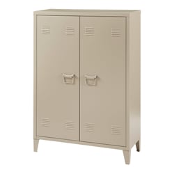 Casier de bureau métallique à 2 portes 110 x 75 x 33