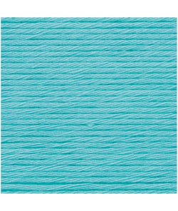 Pelotes de fil à tricoter CREATIVE COTTON ARAN de Rico Design - Laissez libre cours à votre créativité avec douceur et style ! 36 Turquoise