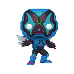 DC Comics - Figurine POP! Dia De Los DC Blue Beetle (GW) 9 cm