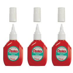 Fluide correcteur - PENTEL PENTEX - Flacon 18 ml - Lot de 3