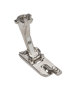 Pied ourleur pour point zigzag N°63 - 3mm - pour machine mécanique - Bernina Gris