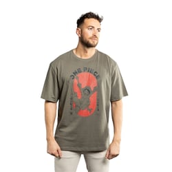 T-shirt homme relax fit avec print One Piece Luffy - Taille S - Capslab