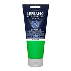 Peinture acrylique - Vert clair - 556 - Fine - Lefranc Bourgeois - Tube 200ml