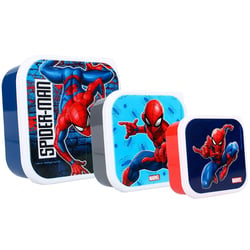 Boite goûter Spiderman 3 en 1 - 12 CM