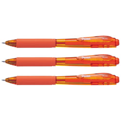Lot de 3 Stylos PENTEL WOW BK440 - Orange - Pointe moyenne