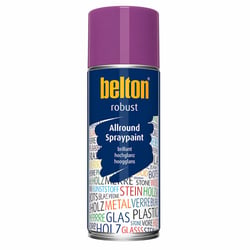 Spray de peinture - Violet de sécurité - RAL 4008 - Brillant - Couvrant et résistant - Belton - Robust - 400ml