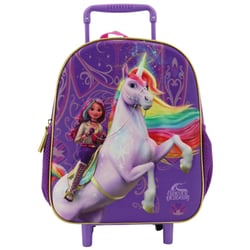 Sac à dos à roulettes Licorne L'école des licornes 3D 32 CM Maternelle