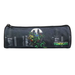 Trousse scolaire ronde Tortues Ninja Noire - BAGTROTTER