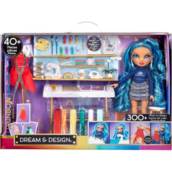 Coffret Poupée 28cm Skyler (bleu) + 40 Accessoires - Rainbow High Coffret Fashion Studio