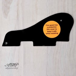 Plaque Pickguard 1ply Noir pour  Gibson® 1960's ES-125 TCD®