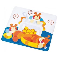 Puzzle enfant en bois double face abeilles 9 pieces - sevi - 82074