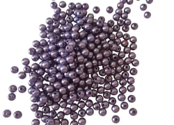 Lot De 200 Perles Nacrees Bleu Gris acrylique Diamètre 5 mm - Livraison Gratuite - Creation