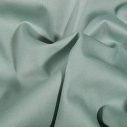 Tissu Popeline de coton Uni Vert d'eau