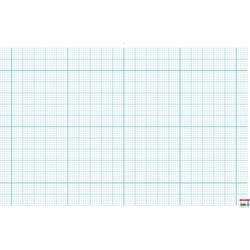 Tableau effaçable - Millimètre - Petits carreaux - 1 face - 80x120cm - Bouchut