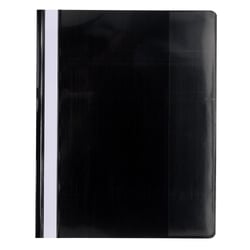 Chemise de présentation à lamelles PVC Premium - A4 - Noir - x 10 - Exacompta