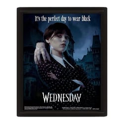 Mercredi - Poster encadré effet 3D Perfect Day 26 x 20 cm
