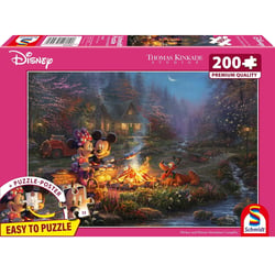 Puzzle Feu de camp Mickey et Minnie 200 pcs - Schmidt Spiele