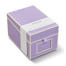 Boîte à CD et photos – Pour photos 10x15 cm – Lilas Soyeux – Semikolon