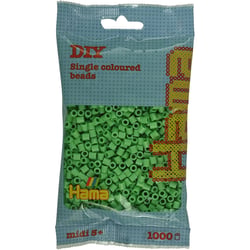 Sachet 1000 perles vert vif taille MIDI