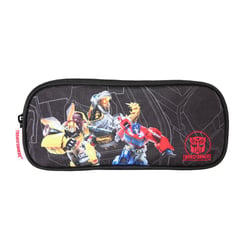 Trousse Scolaire Rectangulaire Noir Transformers Bagtrotter
