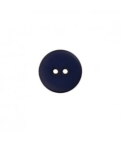 Carte de 2 boutons Polyester Rond 2 trous 23mm - Prym - certifié Oeko-Tex Bleu Marine