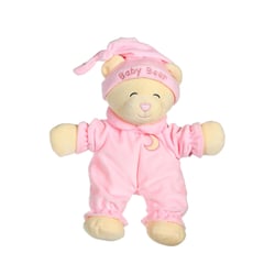 Peluche - Peluche Ourson Baby bear douceur rose pâle - 24 cm