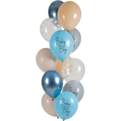 Bouquet 12 Ballons Baby Boy