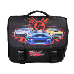 Cartable scolaire 38 cm - Fast & Furious - Noir - 2 compartiments