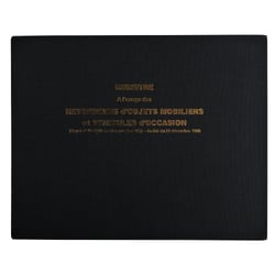 Registre d'objets mobiliers et véhicules d'occasion 240x320,110 pages - Noir - Exacompta