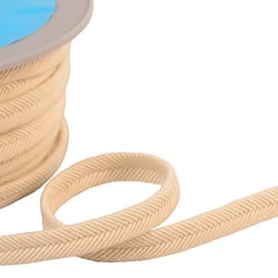 Bobine 20m double cordon fils 10mm écru