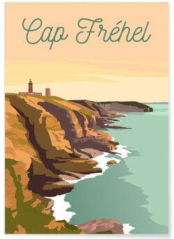 Affiche Cap Fréhel | A3 : 29,7x42cm