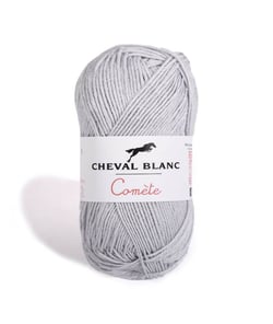 Pelote de coton Comète - Cheval Blanc 071 Gris