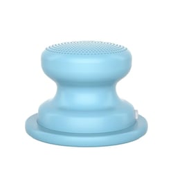 Mini Enceinte Bluetooth Magnétique Portable En Métal Son Haute Fidélité IPX5 Waterproof Bleu YONIS