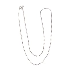 Chaîne à boules, 1,5mm ø, argent, 50cm, 1 pce.