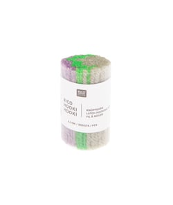 Fil à Nouer 6,5 cm Marbré - Rico Hooki Hooki Gris Perle