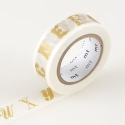 Masking Tape - Masking Tape MT EX alphabet gold R